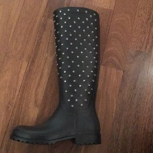 Saint Laurent embellished beaded rain boots New 7